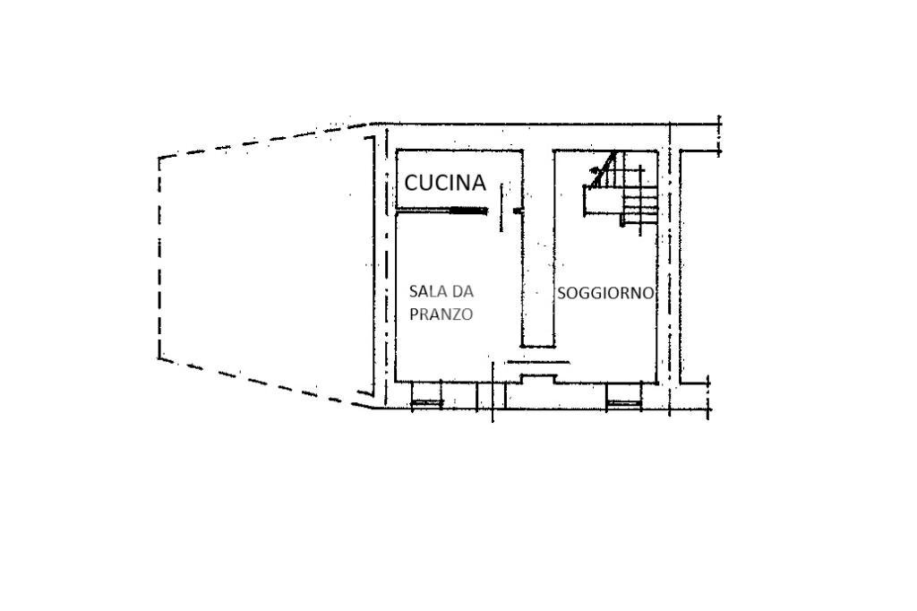 Semi-detached house Via Biacanai, Bagnolo Piemonte - floor plans 1