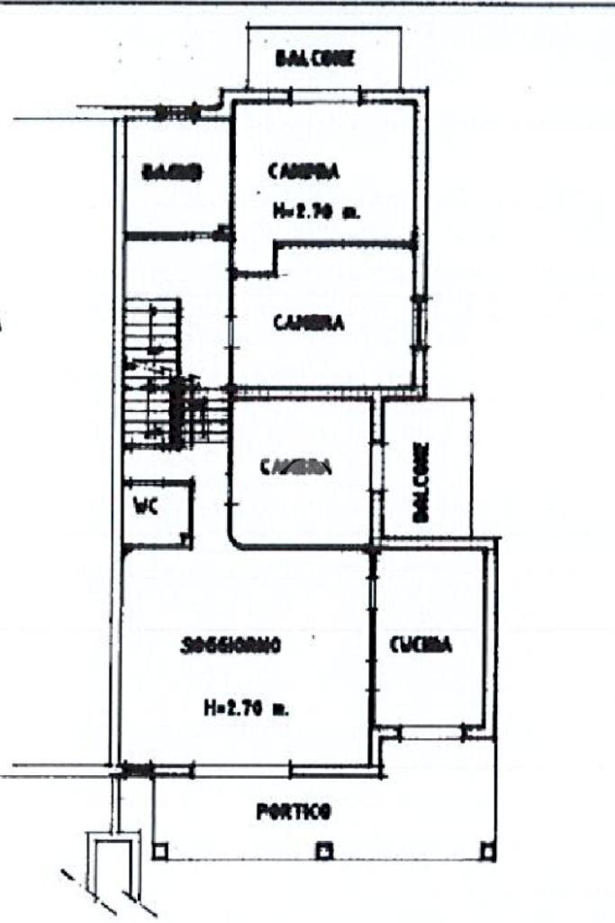Porzione di casa Via Raffaello, Medesano - planimetria 1