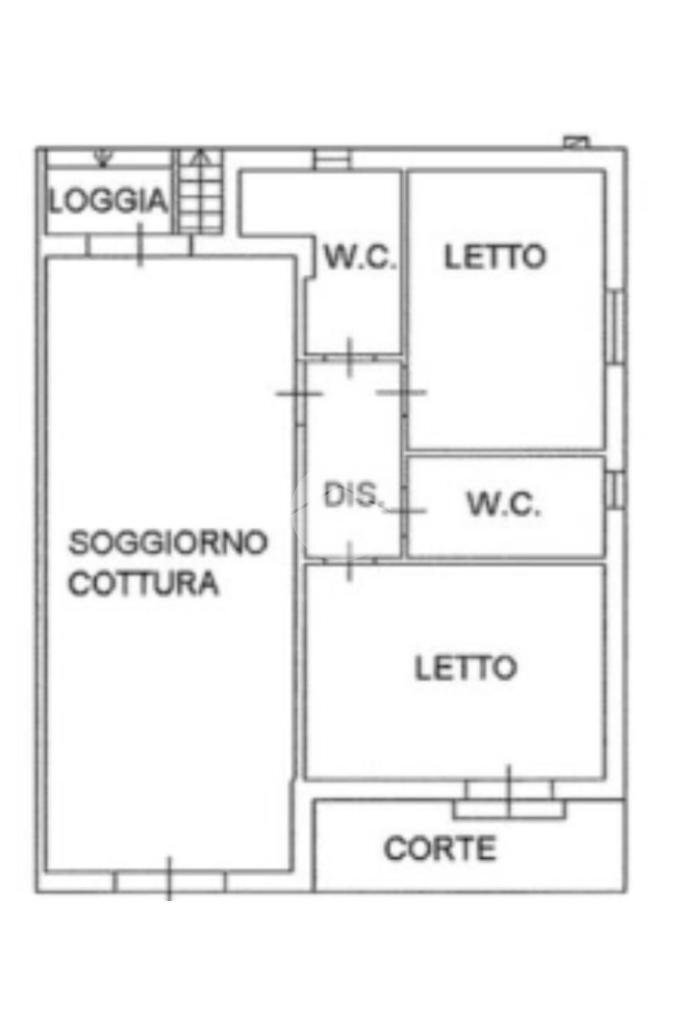 Porzione di casa Via mugello, Cervia - planimetria 1