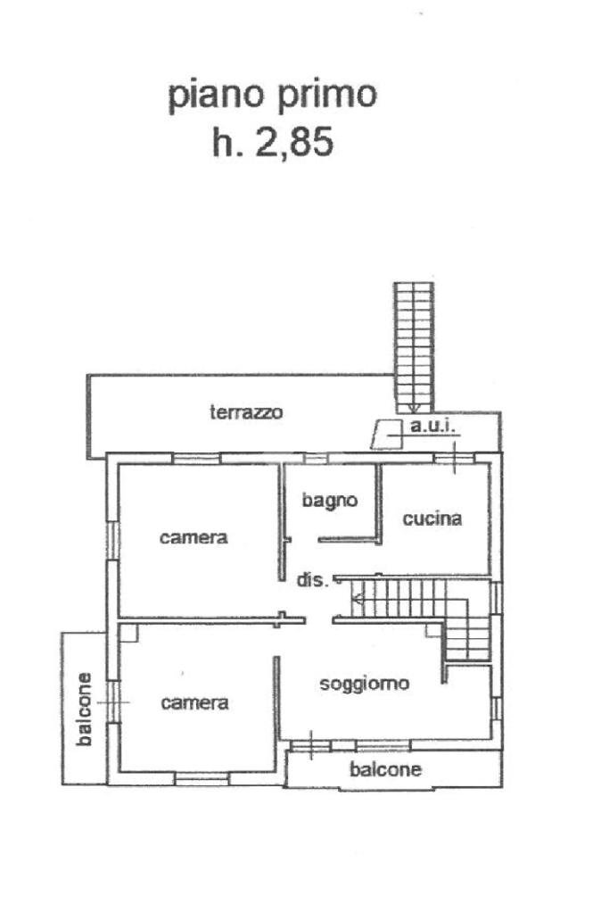 Three-room apartment Viale Ventimiglia, Riccione - floor plans 1
