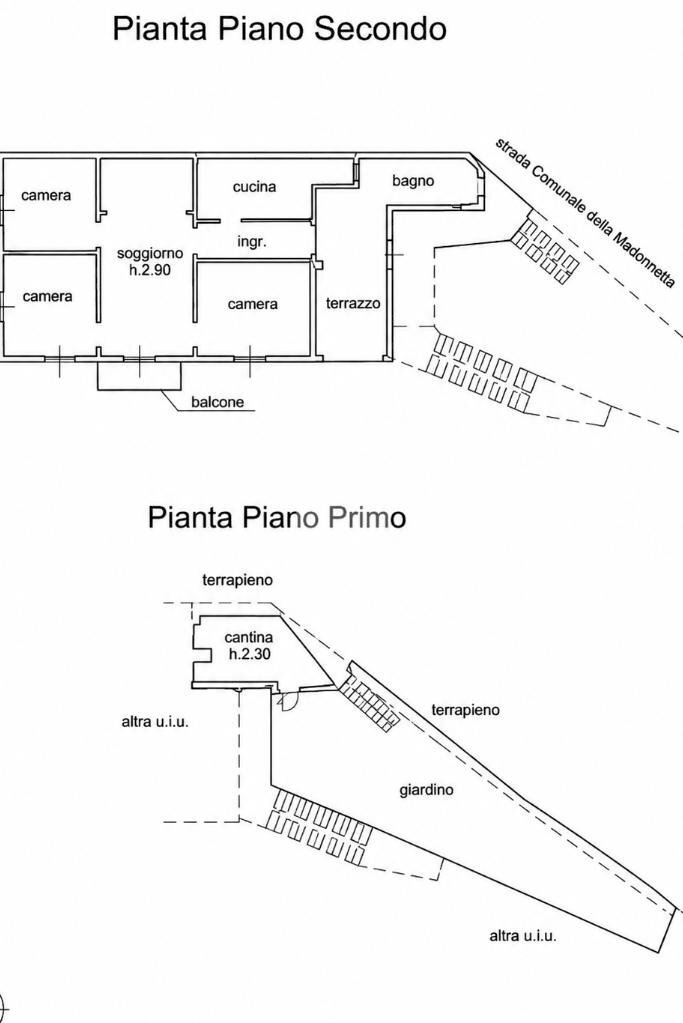 Appartamento Salita liceto, Recco - planimetria 1