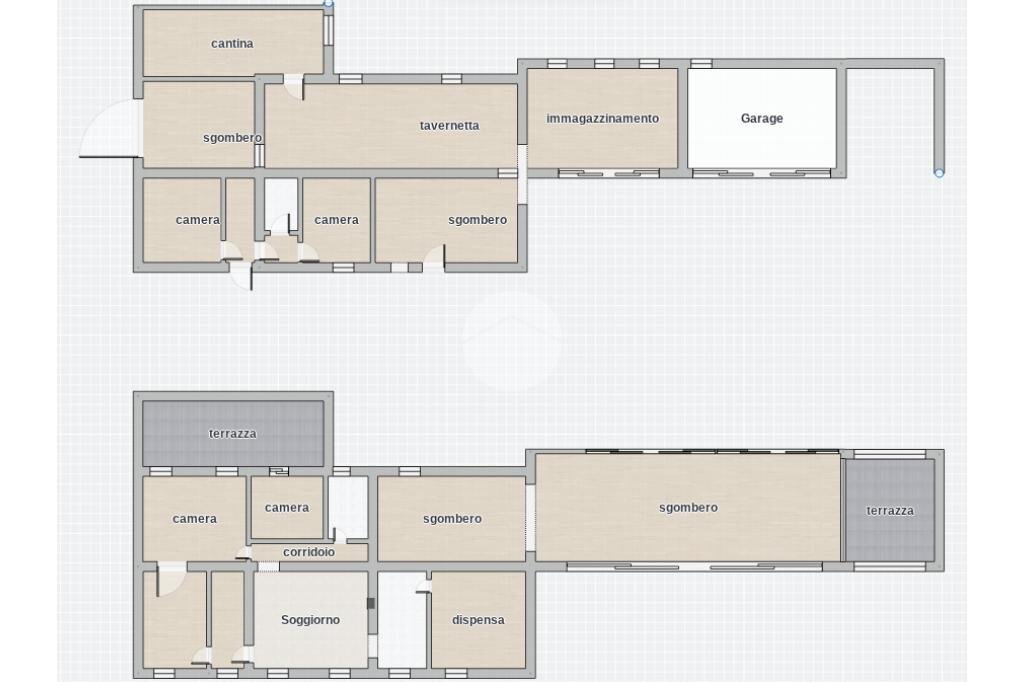 Casa indipendente Recinto Santo Spirito Sud, Asti - planimetria 1