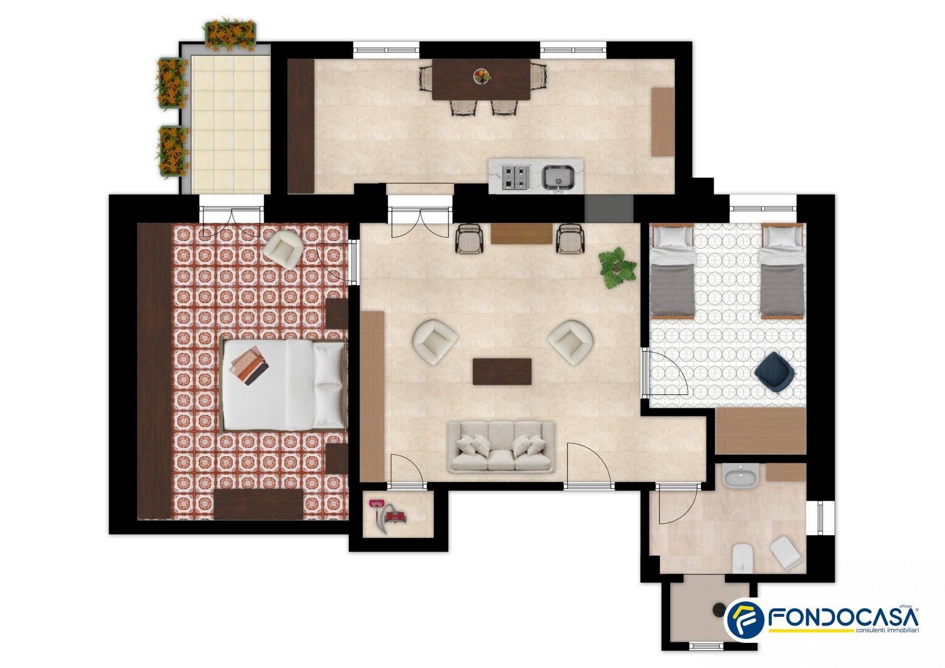Foto 29 - Four-room apartment Via Garibaldi, Loano - floor plans 1