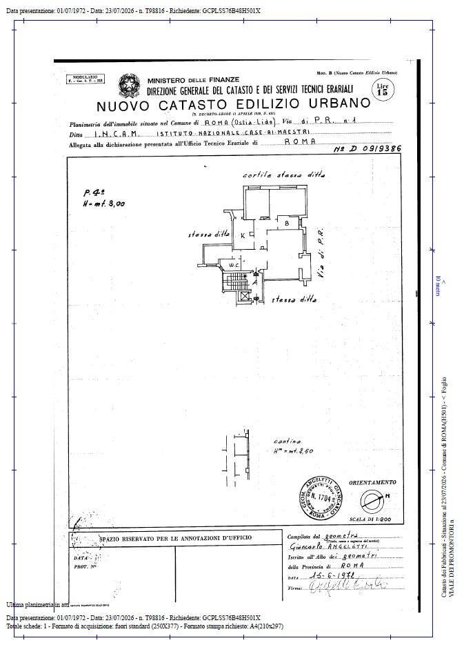 Foto 32 - Four-room apartment Viale Dei Promontori
 
440, Roma - floor plans 1