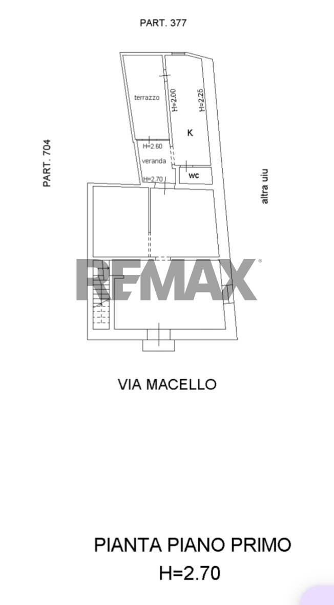 Pianta 2D - Casa semi indipendente Via Macello
 
11, Aci Catena - planimetria 1