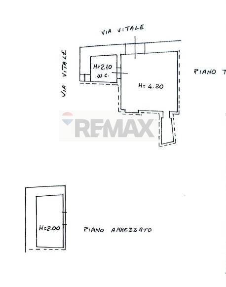 Pianta 2D - Bilocale Via Vitali
 
7, Catania - planimetria 1