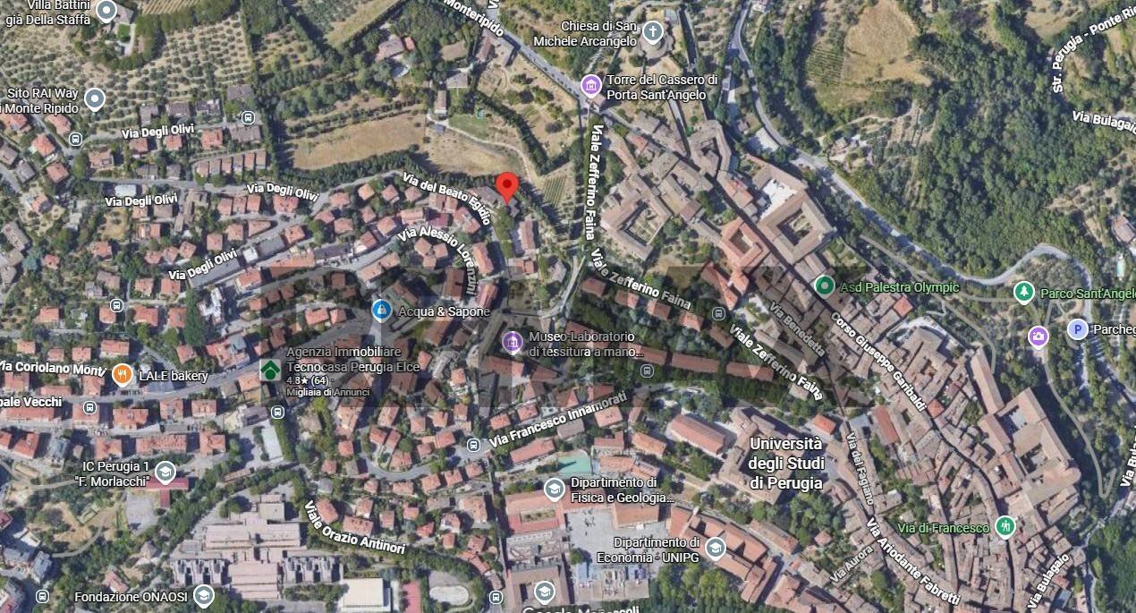 Posizione della mappa - Villa a Schiera via del beato egidio
 
4, Perugia - planimetria 1