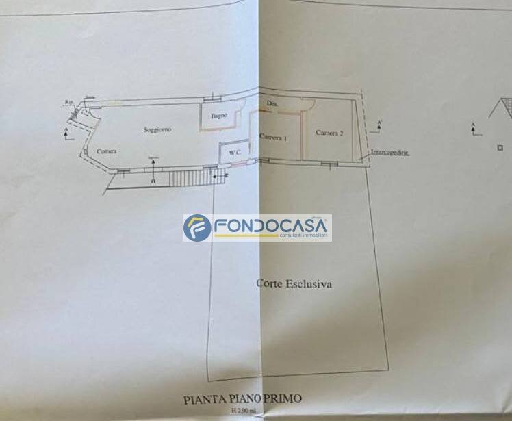 scheda catastale - Four-room apartment Viale della stazione
 
177, Massa - floor plans 1