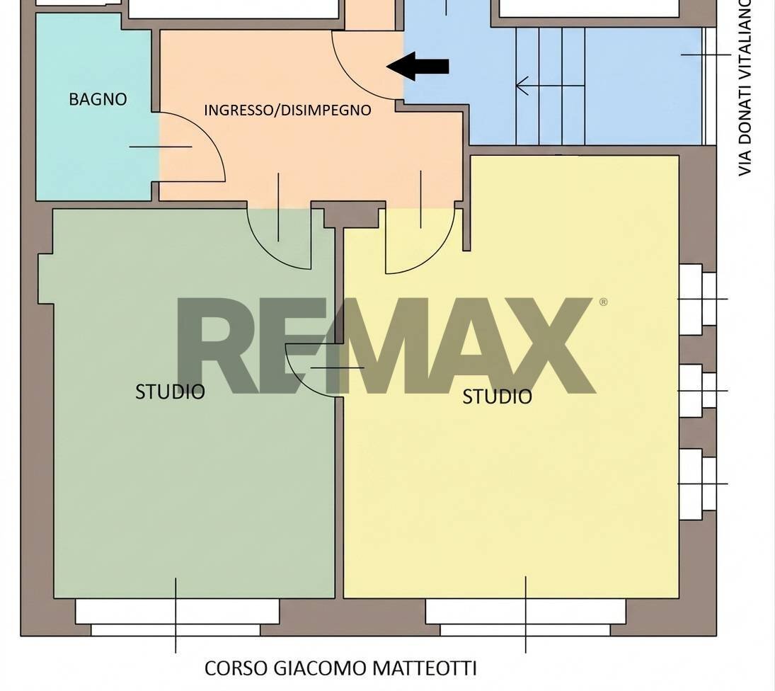 Pianta 2D - Office Via Vitaliano Donati
 
10 f, Torino - floor plans 1