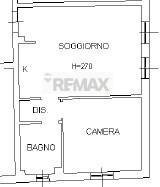 Pianta 2D - Two-room apartment Strada Traversante Ravadese
 
71, Parma - floor plans 1