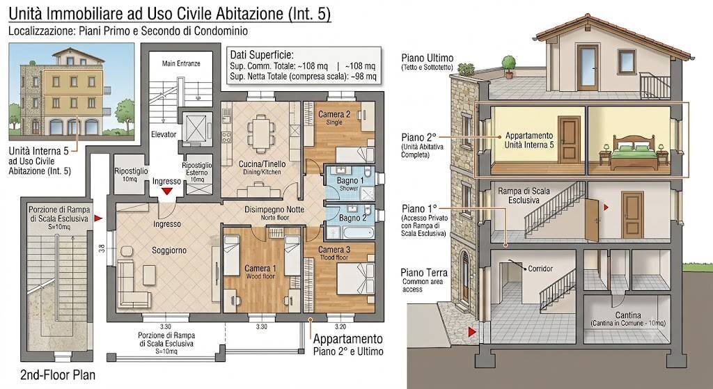 Foto 1 - Appartamento Via Giuseppe Verdi, Santa Croce sull'Arno - foto 1