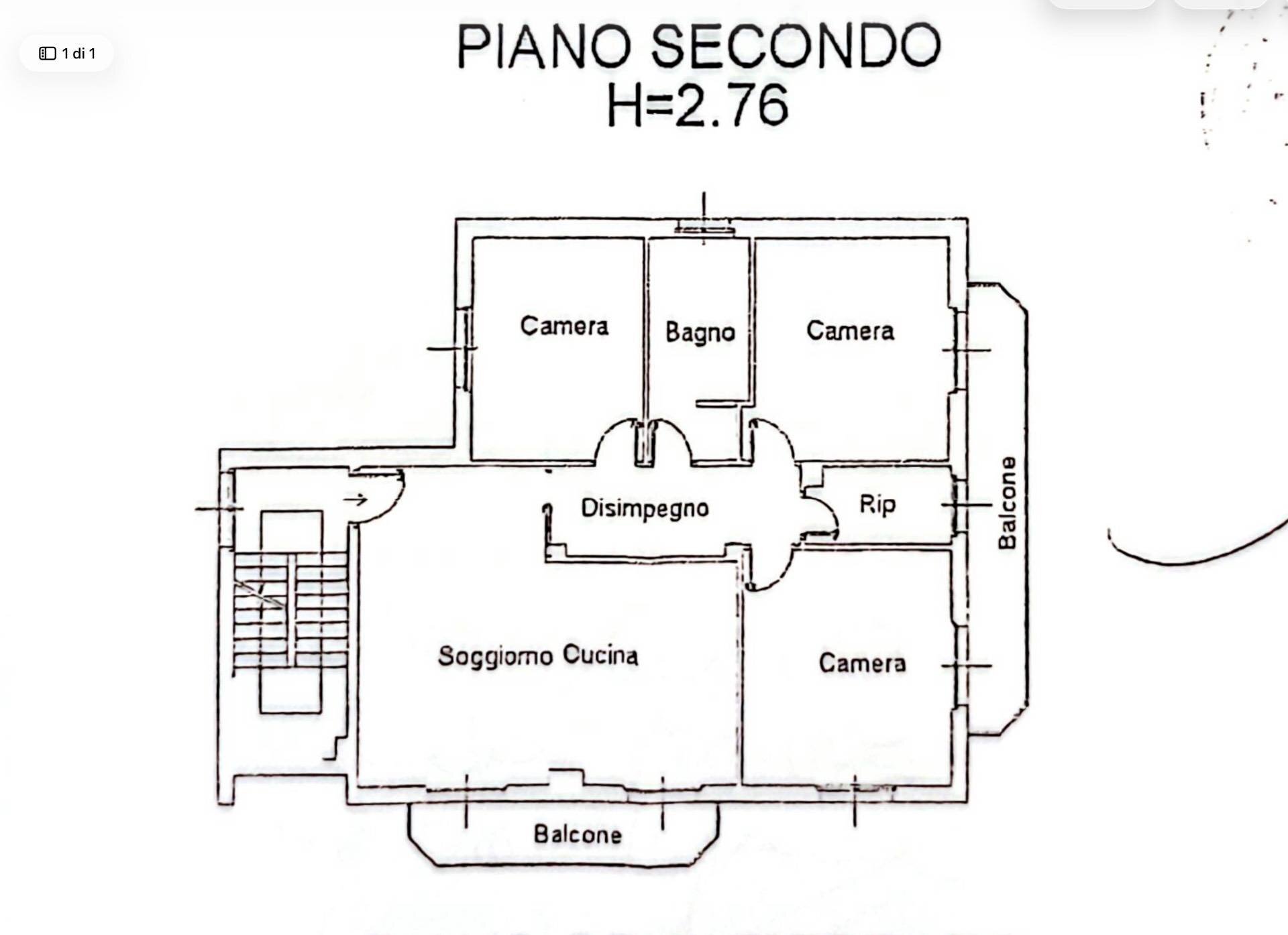 Foto 11 - Quadrilocale via Lombardia
 
38, Villa d'Ogna - planimetria 1