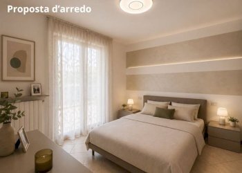 Camera da letto - Trilocale via Lorenzo Lotto, 21, Cenate Sotto - foto 11