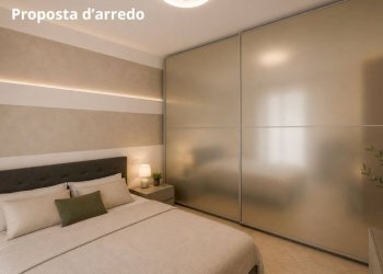 Camera da letto - Trilocale via Lorenzo Lotto, 21, Cenate Sotto - foto 13