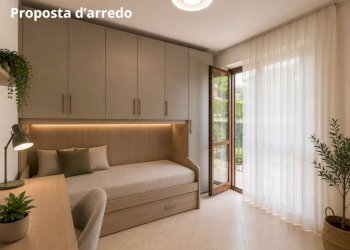 Camera da letto - Three-room apartment via Lorenzo Lotto, 21, Cenate Sotto - photo 15