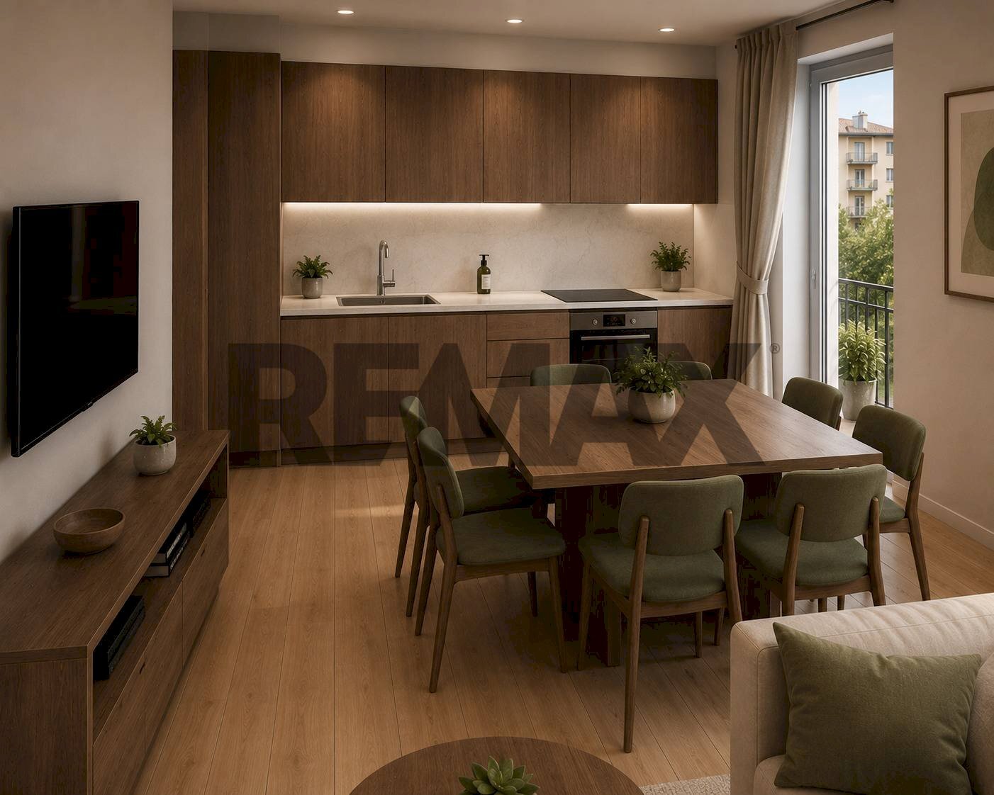 Sala da pranzo - Trilocale Via Attilio Friggeri
111, Roma - foto 2