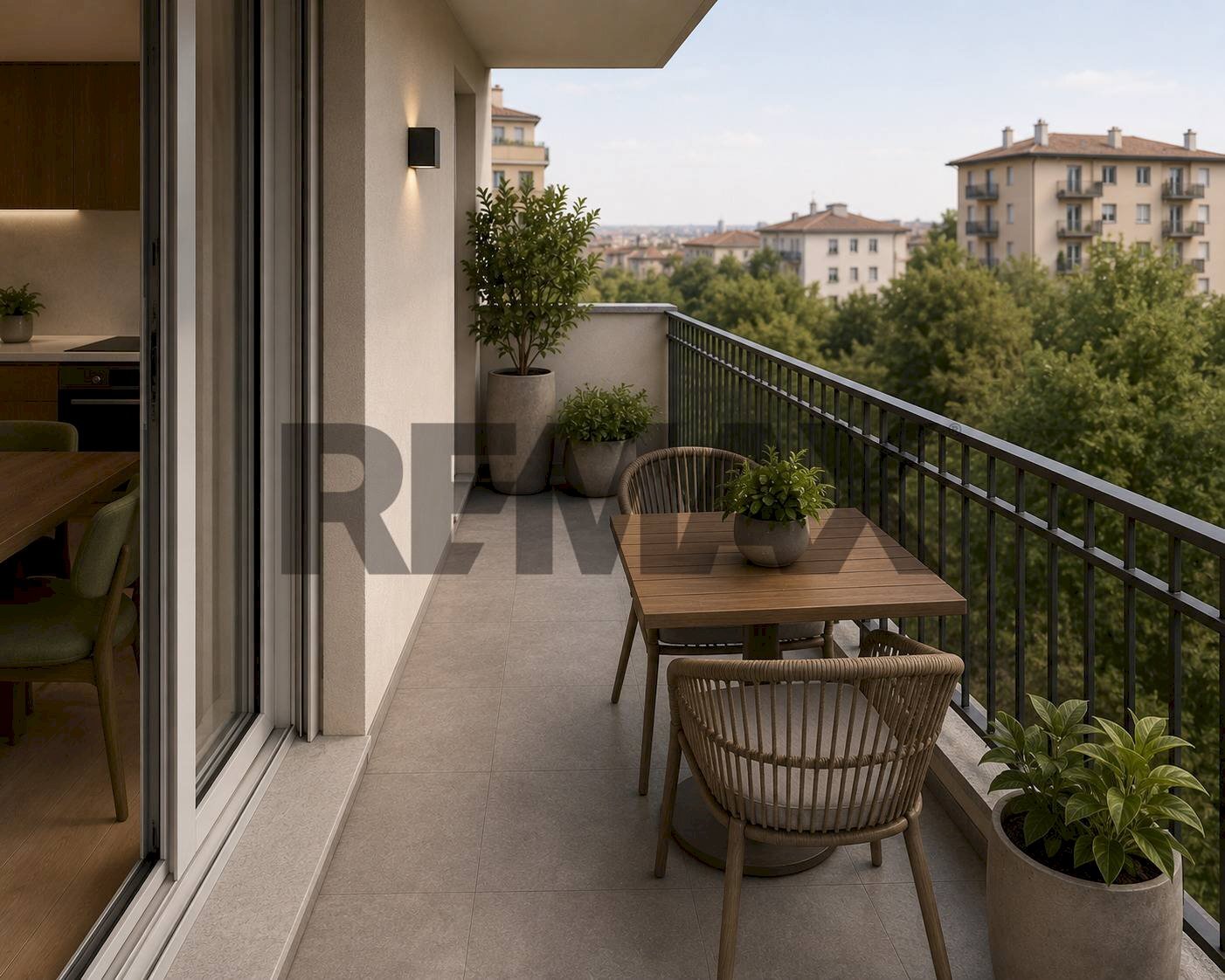 Balcone - Trilocale Via Attilio Friggeri
111, Roma - foto 3