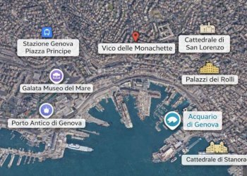 Mappa - Attic vico delle Monachette, 6, Genova - photo 9