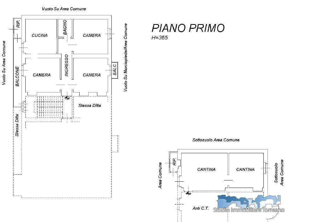 Four-room apartment Strambinello - floor plans 1