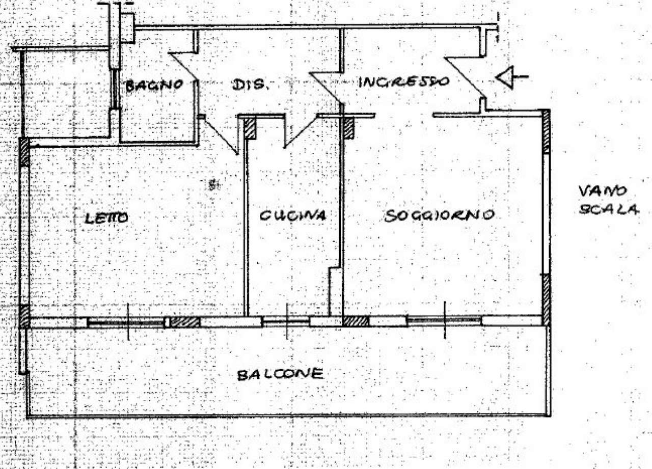 Planimetria casa - Bilocale viale Alessandro Ruspoli, Roma - planimetria 1