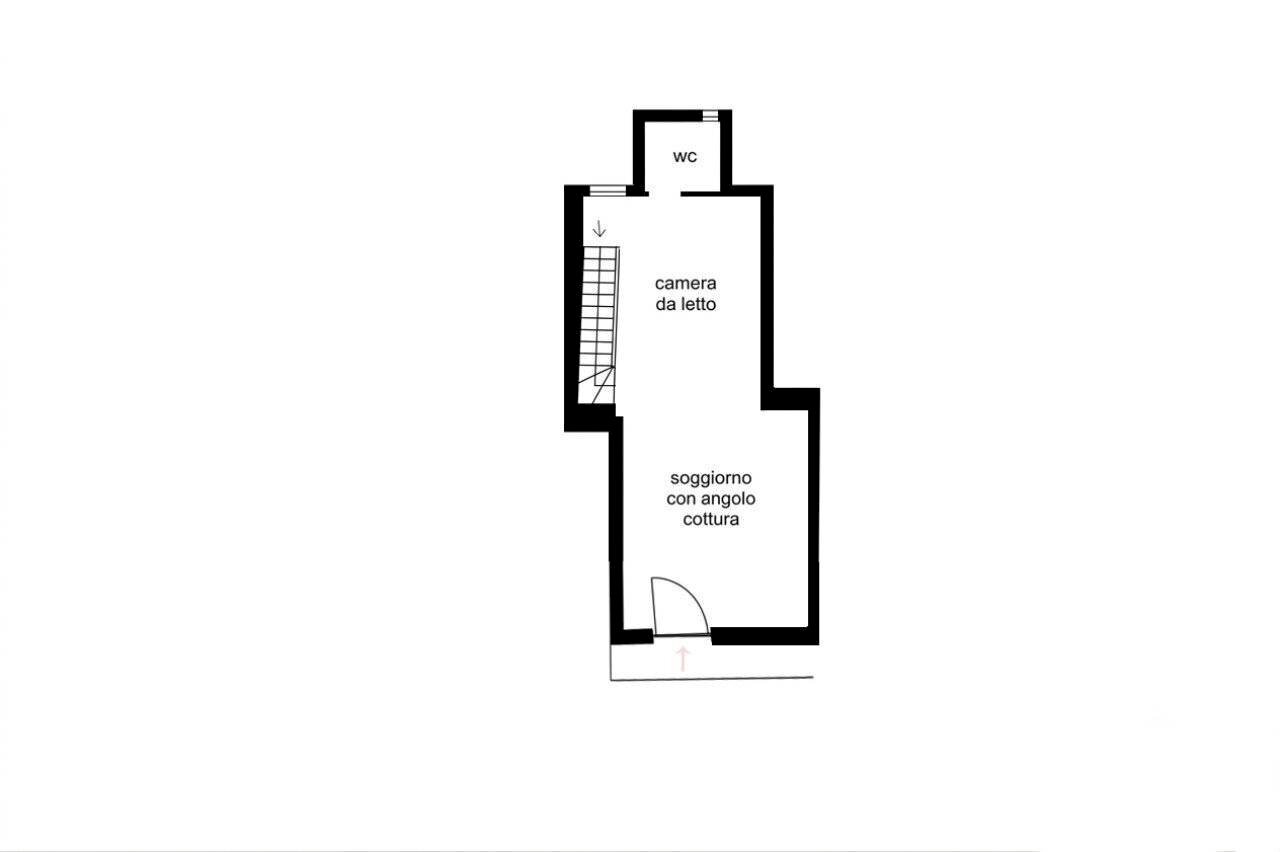 Two-room apartment via Serravalle, 42, Catania - floor plans 1