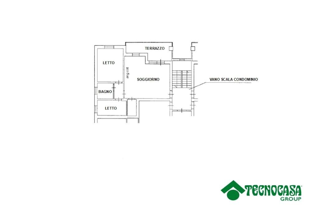 Three-room apartment Via della Costituente, Colorno - floor plans 1