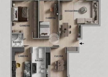 Four-room apartment Via Giuseppe di Vittorio, Bussero - photo 30