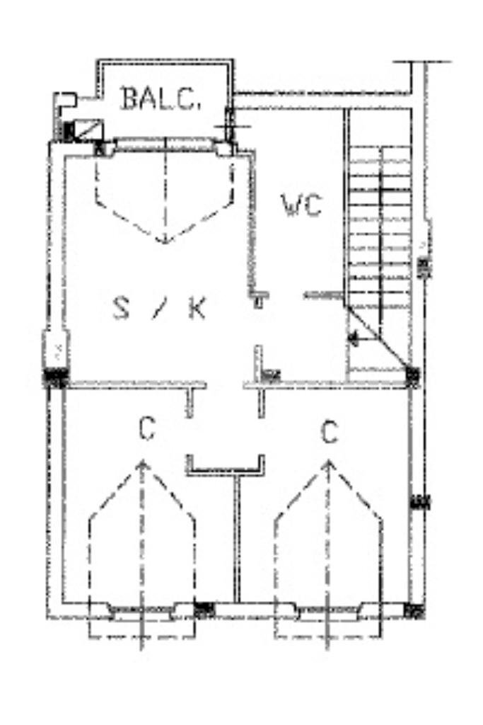 Trilocale Via Don Angelo Venegoni, Santo Stefano Ticino - planimetria 1