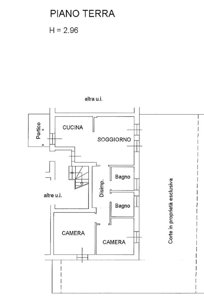 Trilocale via Ponchielli, Sant'Ilario d'Enza - planimetria 1