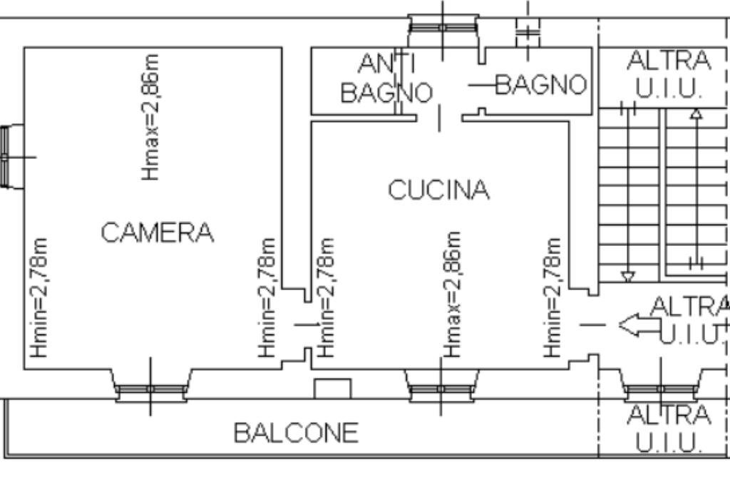 Two-room apartment Via stazione, None - floor plans 1