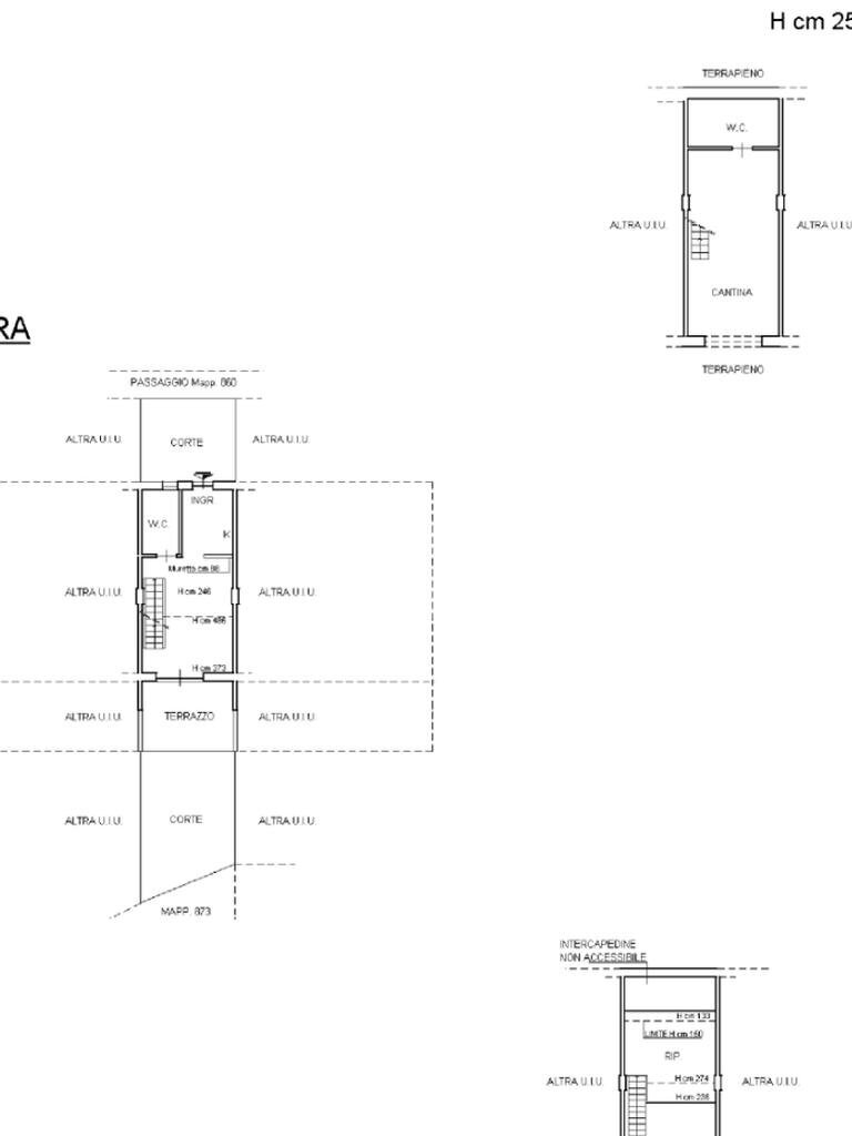 Terraced Villa Via ciosa, Costarainera - floor plans 1