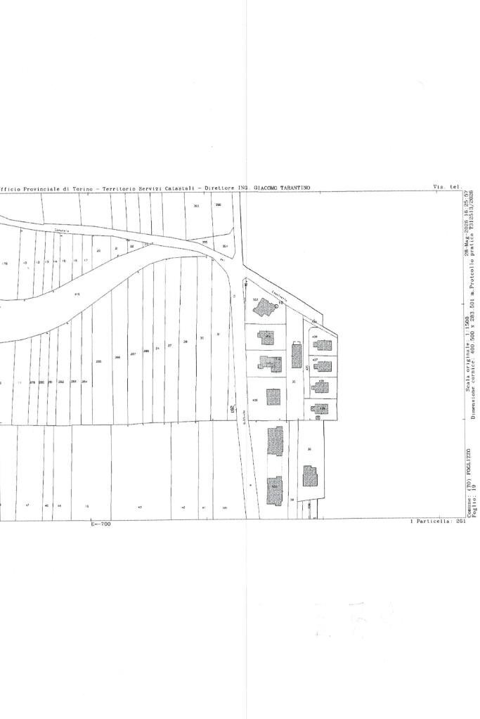 Terreno edificabile Via Dante, Foglizzo - planimetria 1