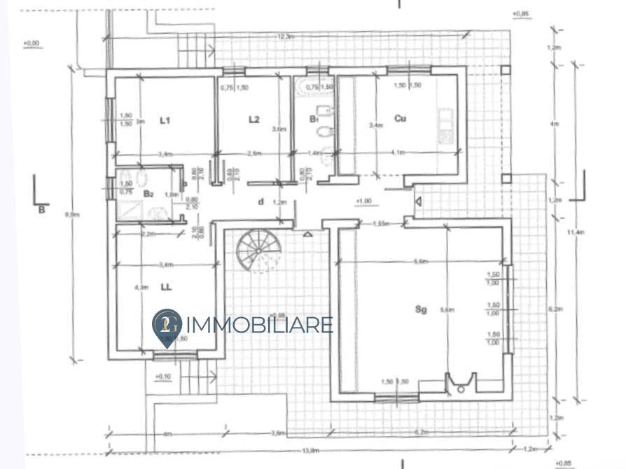 Foto 30 - Villa via vicolo turì, Sarzana - floor plans 1