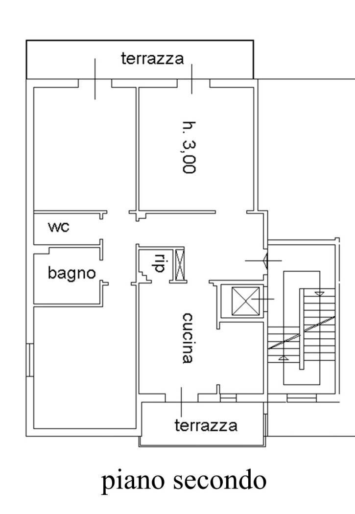 Quadrilocale via Iacopo Chimenti, Firenze - planimetria 1