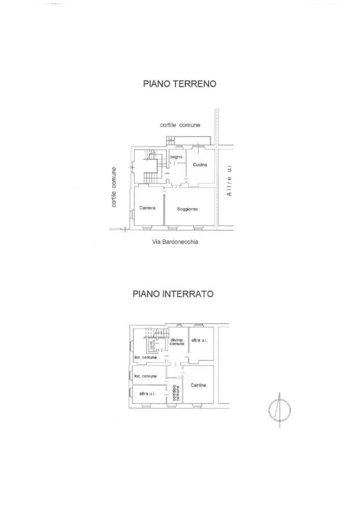 Stabile - Palazzo via Bardonecchia, 98, Torino (zona Pozzo Strada) - planimetria 1