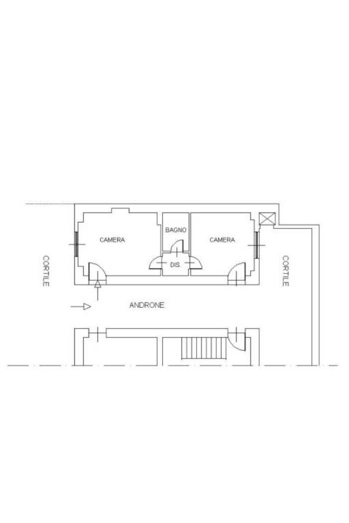 Two-room apartment piazza Vittorio Veneto, 13, Torino (neighborhood Centro) - floor plans 1