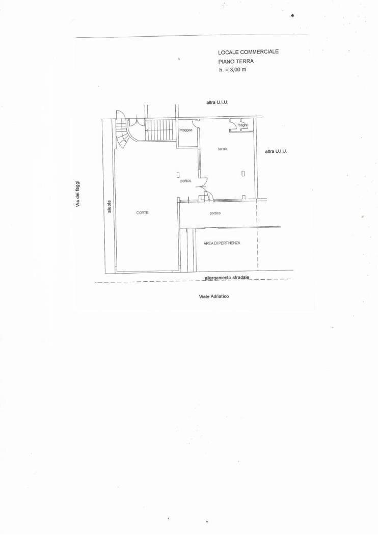 Shop viale Adriatico, 26, Anzio - floor plans 1