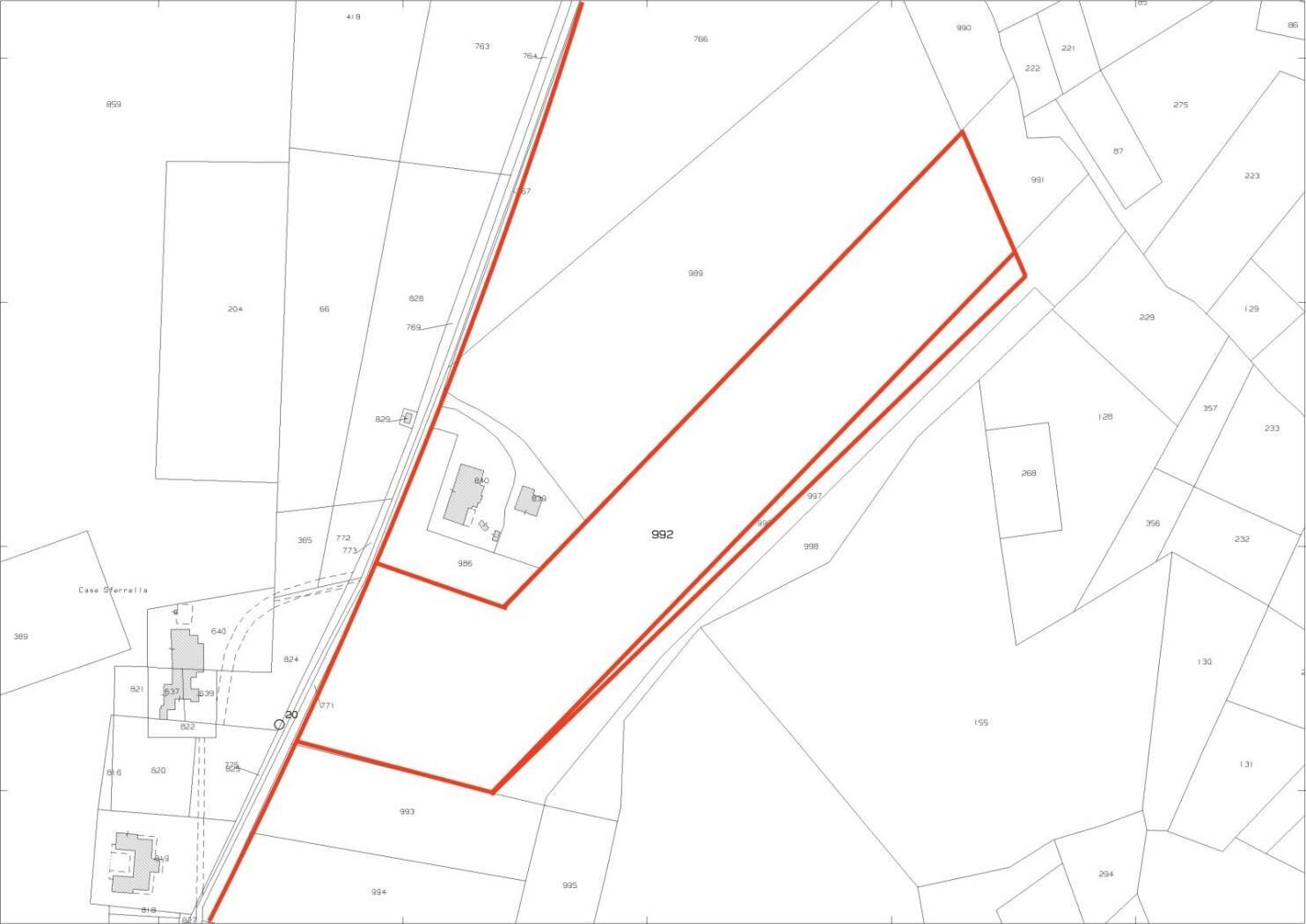 Terreno edificabile via Montesecco, Spoltore - planimetria 1