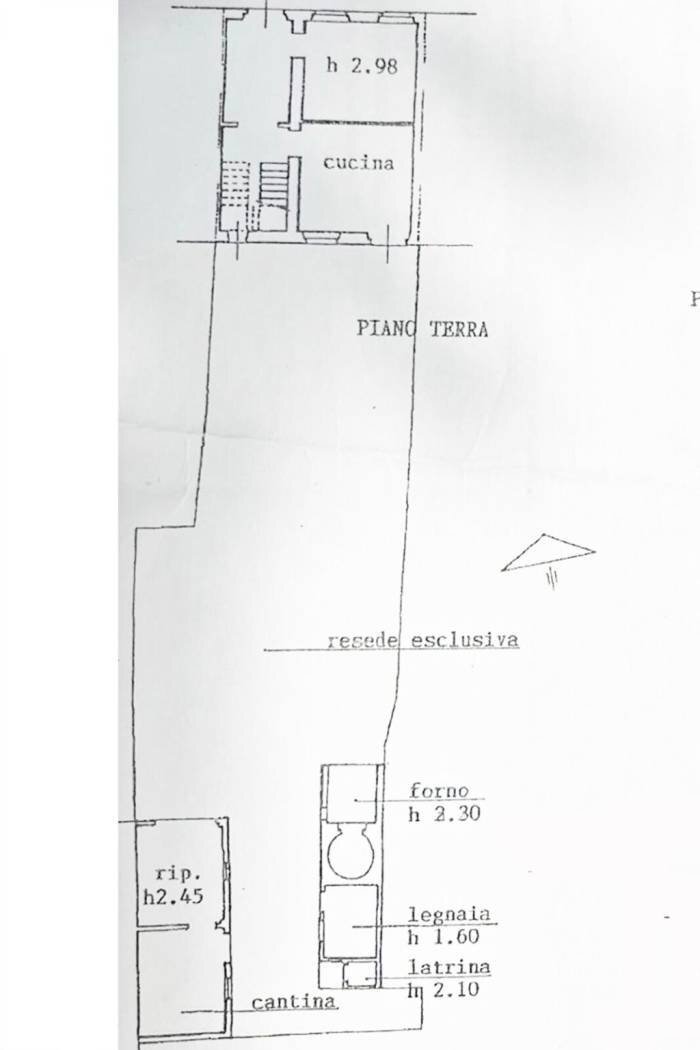 Casa indipendente Lucca - planimetria 1