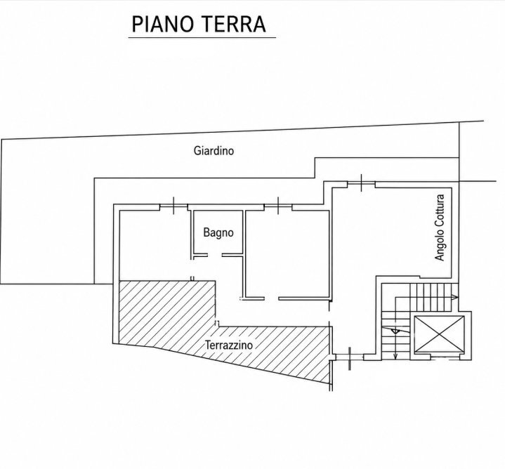 1 - Appartamento all'asta Via Genova 488/D, La Spezia - planimetria 1