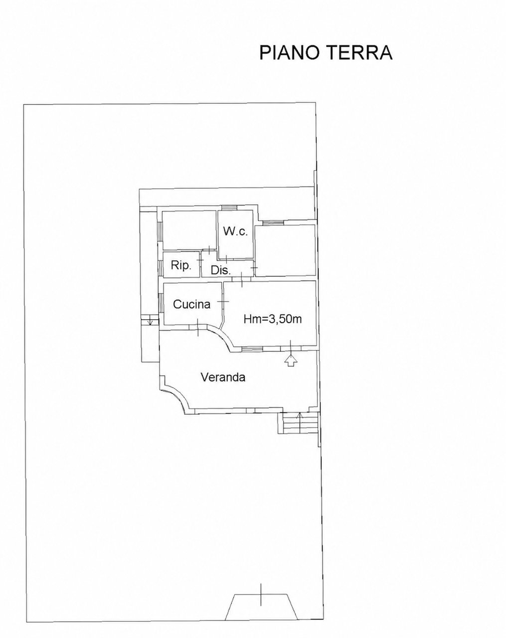 PLANIMETRIA - Villa Via Tersicore, Siracusa - planimetria 1