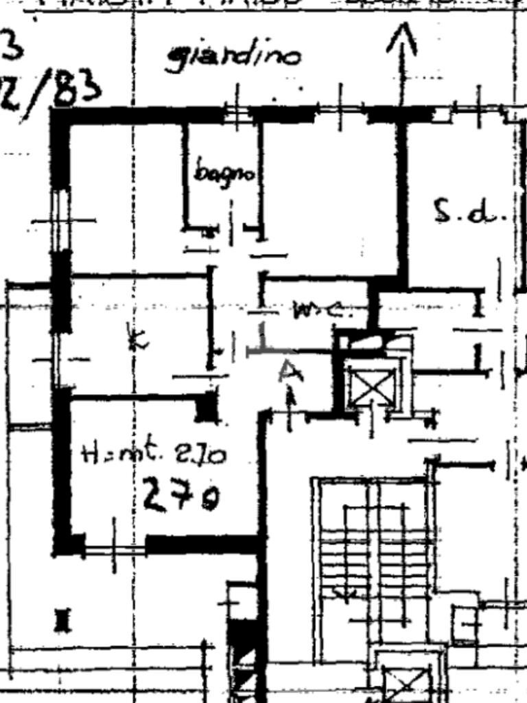 Quadrilocale Via Tintoretto, Torino (zona Mirafiori Nord) - planimetria 1
