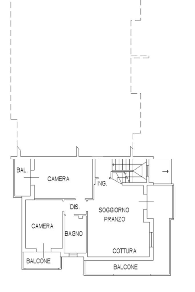 Apartment Via da Barignano, San Mauro Pascoli - floor plans 1