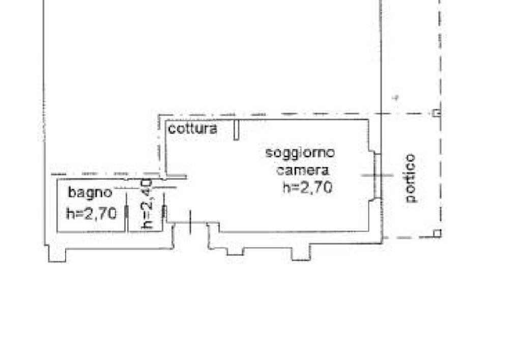 Monolocale Via Isidoro, Bogogno - planimetria 1