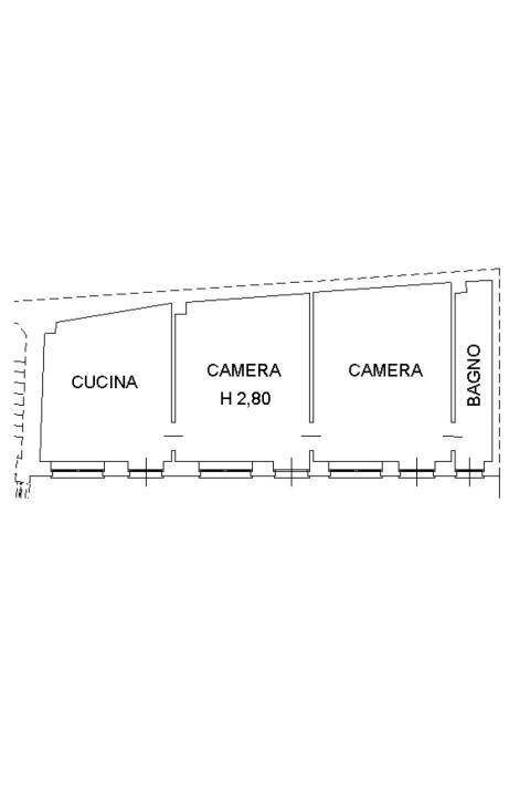 Three-room apartment via Vittorio Emanuele II, 36, Maggiora - floor plans 1