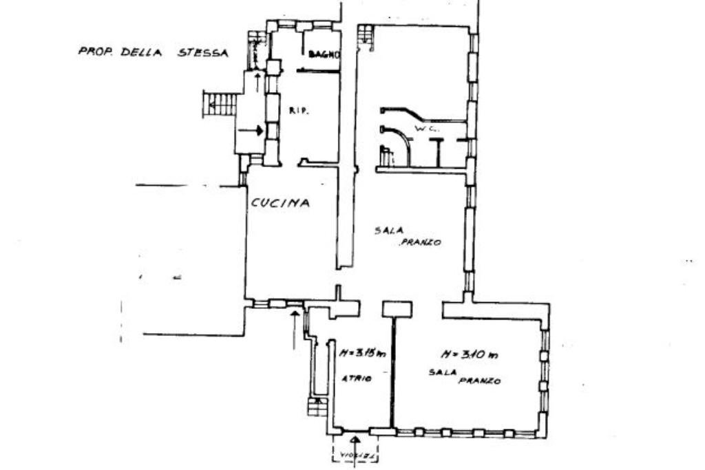 Apartment Via Cortino, Casella - floor plans 1