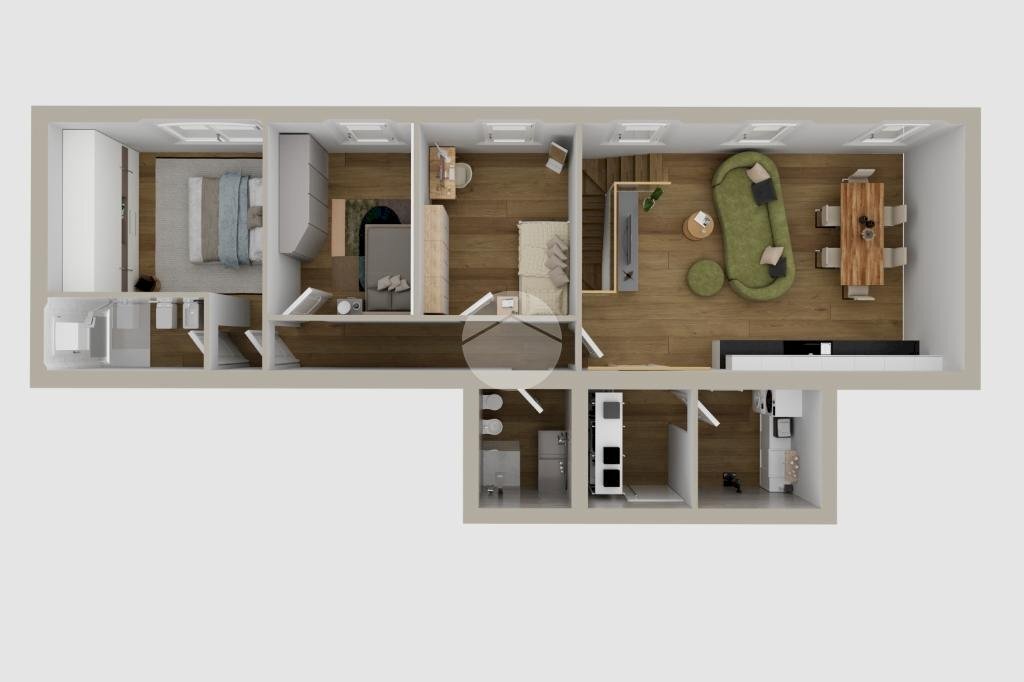 Four-room apartment Viale G. Carducci, Cesenatico - floor plans 1