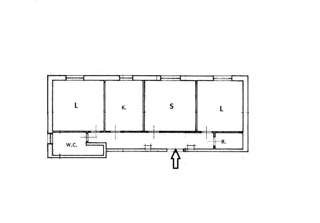 Three-room apartment Via Mario Greco, Martina Franca - floor plans 1