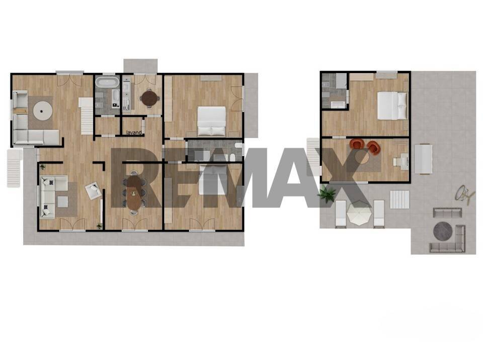 Pianta 2D - Semi-detached house Via Acque Casse
 
39, Catania - floor plans 1