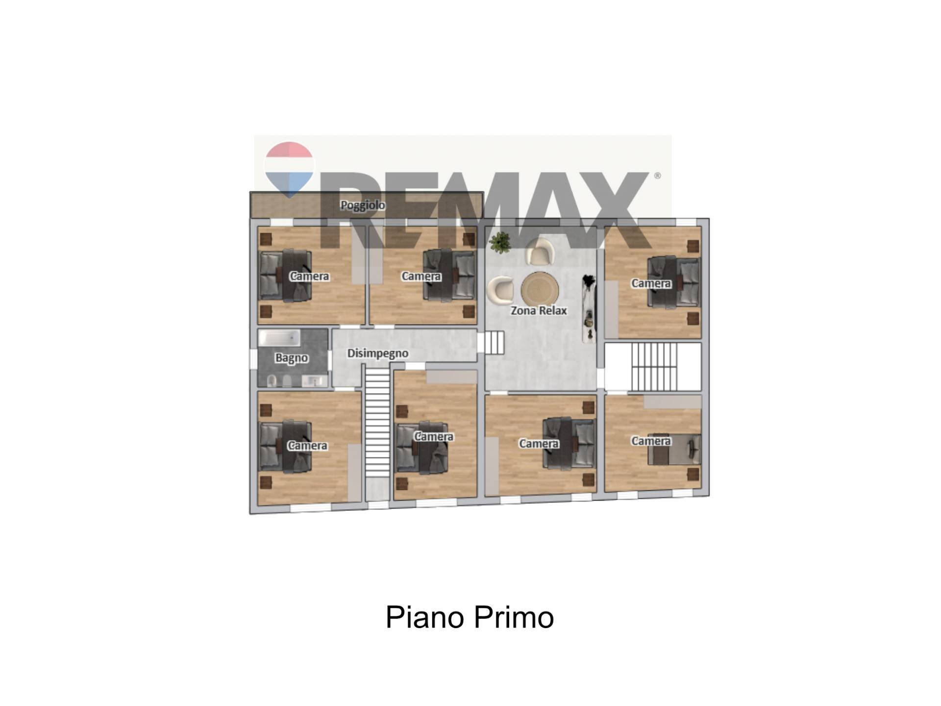 Pianta 2D - Independent house Via Centro Moniego
 
58, Noale - floor plans 1